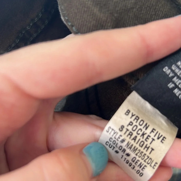 Hudson Byron Five Pocket Straight Leg Pants - Picture 4 of 5